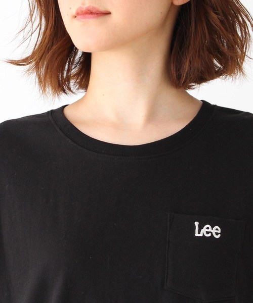 Lee（リー）の「Lee(R)× grove 別注ポケットTシャツ（Tシャツ/カットソー・レディース・ブラック/ライトグリーン/アイボリー・02/03）」の8枚目の写真
