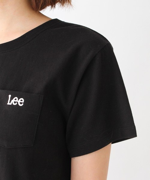 Lee（リー）の「Lee(R)× grove 別注ポケットTシャツ（Tシャツ/カットソー・レディース・ブラック/ライトグリーン/アイボリー・02/03）」の9枚目の写真