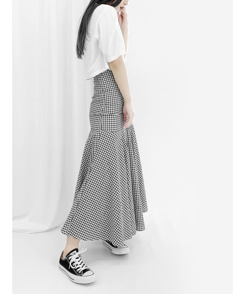 LVEU.（ラブユ.）の「Cropped T-shirt / クロップドTシャツ（Tシャツ/カットソー・レディース・ベージュ/ホワイト/ブラック/モカ/スミクロ・FREE）」の12枚目の写真