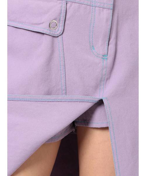 jouetie（ジュエティ）の「カラーステッチフロントスリットスカパン（その他パンツ・レディース・ブラック/ブラウン/ラベンダー・MEDIUM）」の19枚目の写真