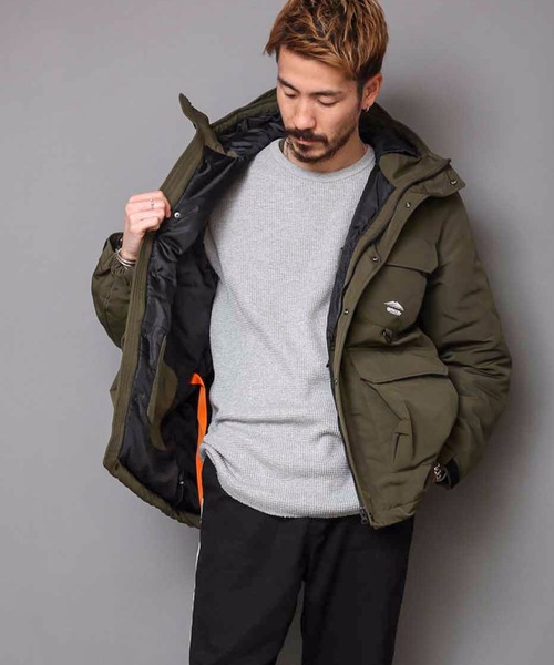 セール ジャケット アウター 撥水加工 Products 発熱中綿 Outdoor ポケット10個 収納力抜群 ハーネス仕様 体温調節を容易にできる仕様 ブルゾン Outdoor Products アウトドアプロダクツ のファッション 撥水加工 着るbagシリーズ 難燃加工ボックスジャケット