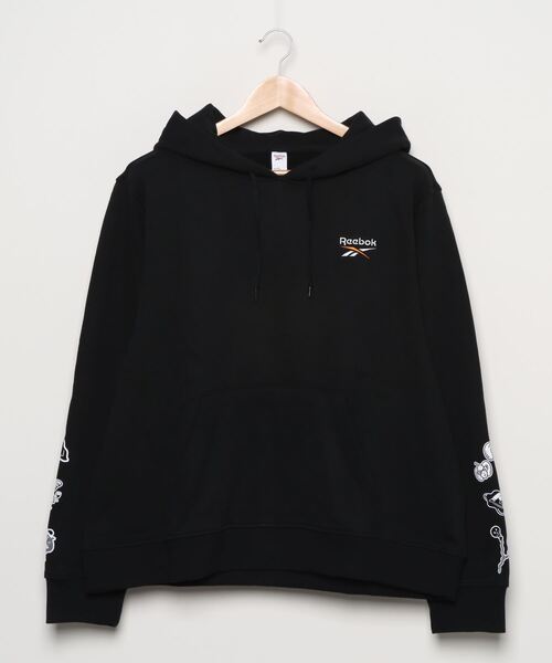Reebok(リーボック)の「Chocomoo クラシック フーディー (パーカー・メンズ・ブラック・LARGE/SMALL/XX-LARGE/MEDIUM/XXX-LARGE/X-SMALL/X-LARGE)」の10枚目の写真