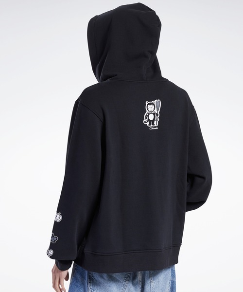 Reebok(リーボック)の「Chocomoo クラシック フーディー (パーカー・メンズ・ブラック・LARGE/SMALL/XX-LARGE/MEDIUM/XXX-LARGE/X-SMALL/X-LARGE)」の6枚目の写真