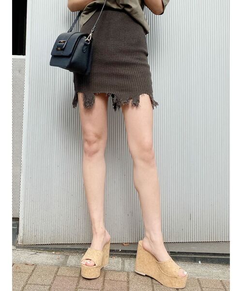 セール グラインダーニットスカートライクショーパン スカート Gyda ジェイダ のファッション通販 Zozotown