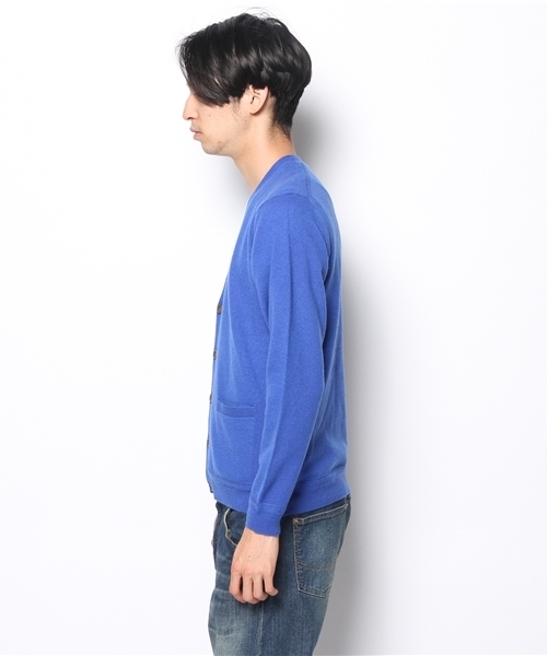 SHIPS（シップス）の「SC: 12ゲージ カシミヤ Vネック ニット/カーディガン（カーディガン/ボレロ・メンズ・グレー/ブルー/ネイビー/イエロー・SMALL/X-LARGE/LARGE/MEDIUM）」の7枚目の写真