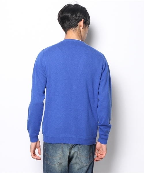 SHIPS（シップス）の「SC: 12ゲージ カシミヤ Vネック ニット/カーディガン（カーディガン/ボレロ・メンズ・グレー/ブルー/ネイビー/イエロー・SMALL/X-LARGE/LARGE/MEDIUM）」の8枚目の写真