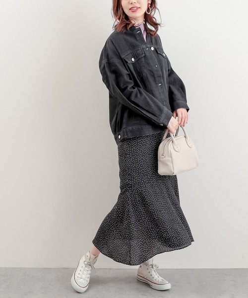 新品未開封　ナチュラルクチュール　ミドル丈デニムGジャン ミドル丈デニムGジャン | natural couture(ナチュラルクチュール