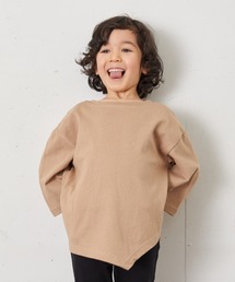 b・ROOM | 【プチプラ】バックプリント変形7分袖Tシャツ(Tシャツ/カットソー)