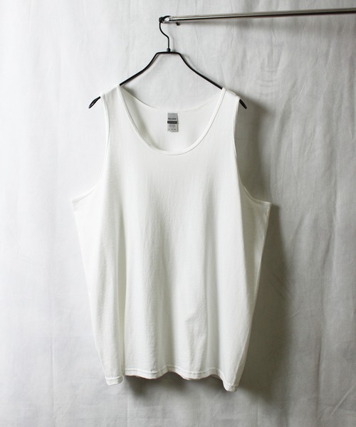 GILDAN（ギルダン）の「【GILDAN】ギルダン USA ウルトラコットン6.0oz タンクトップ T2200（タンクトップ・メンズ・ホワイト/ブラック/グレー・M/L/XL/S）」の2枚目の写真