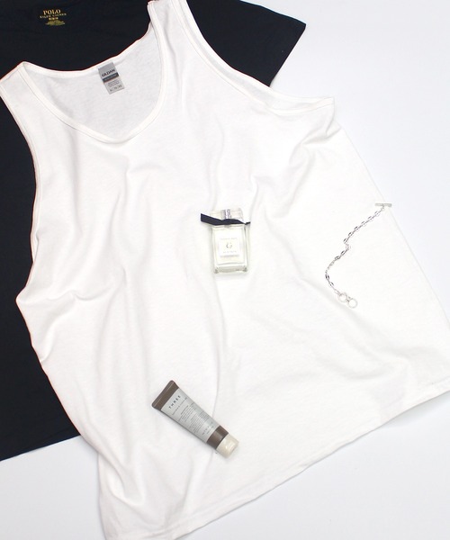 GILDAN（ギルダン）の「【GILDAN】ギルダン USA ウルトラコットン6.0oz タンクトップ T2200（タンクトップ・メンズ・ホワイト/ブラック/グレー・M/L/XL/S）」の13枚目の写真