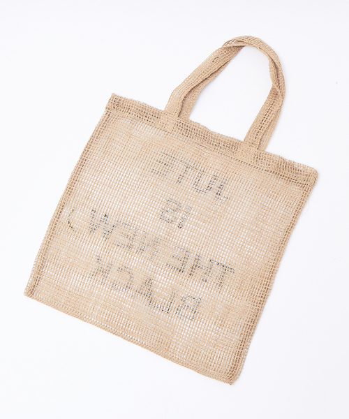 MAISON BENGAL（マイソンベンガル）の「【Maison Bengal】ジュートエコバッグ（トートバッグ・レディース・アイボリー・フリー）」の8枚目の写真