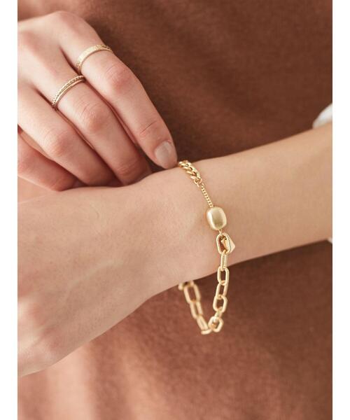 CRAFT STANDARD BOUTIQUE(クラフトスタンダードブティック)の「コンビチェーンブレスレット *(ブレスレット・レディース・シルバー/ゴールド・FREE)」の7枚目の写真