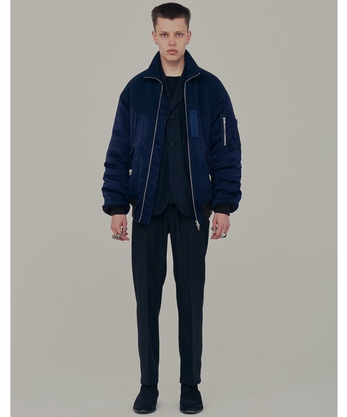 elephant TRIBAL fabrics（エレファントトライバルファブリックス）の「elephant TRIBAL fabrics William 3B JKT [Stripe]（テーラードジャケット・メンズ・ネイビー・FREE）」の3枚目の写真