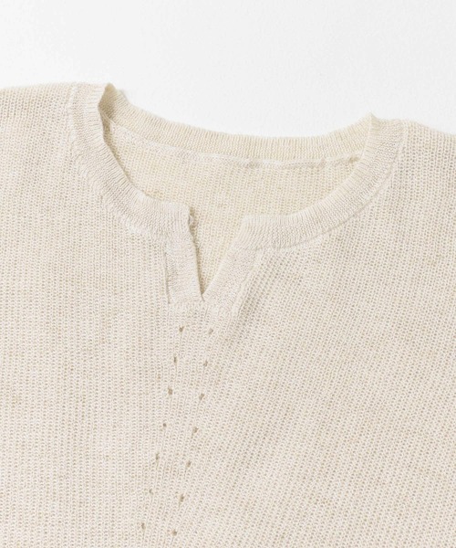 SENSE OF PLACE by URBAN RESEARCH（センスオブプレイスバイアーバンリサーチ）の「キーネックノースリーブトップ（ニット/セーター・レディース・ブラック/ベージュ/グリーン/ライトベージュ・ONE）」の16枚目の写真