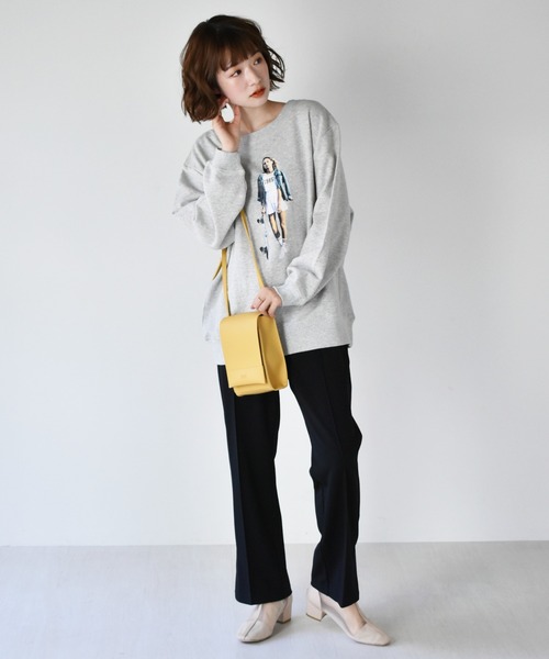 RETRO GIRL(レトロガール)の「型押しロゴミニショルダー(ショルダーバッグ・レディース・ブラック/オフホワイト/イエロー・FREE)」の10枚目の写真