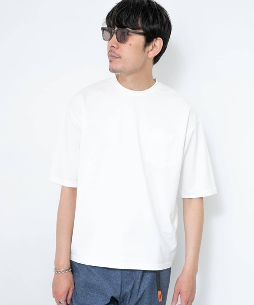 URBAN RESEARCH ROSSO MEN（アーバンリサーチロッソメン）の「『XLサイズあり』エアリーポンチ半袖Tシャツ（Tシャツ/カットソー・メンズ・ブラック/ネイビー/グレー/グレー系その他/ブルー系その他/ブルー/ホワイト・MEDIUM/LARGE/X-LARGE/SMALL）」の2枚目の写真