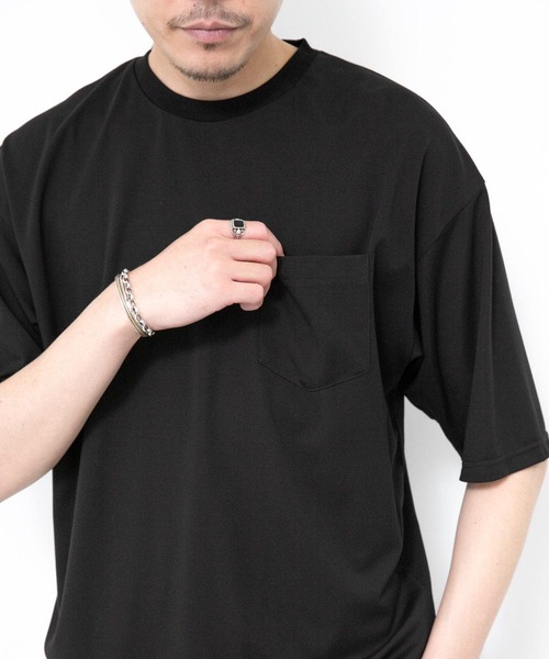 URBAN RESEARCH ROSSO MEN（アーバンリサーチロッソメン）の「『XLサイズあり』エアリーポンチ半袖Tシャツ（Tシャツ/カットソー・メンズ・ブラック/ネイビー/グレー/グレー系その他/ブルー系その他/ブルー/ホワイト・MEDIUM/LARGE/X-LARGE/SMALL）」の3枚目の写真