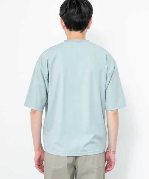 URBAN RESEARCH ROSSO MEN（アーバンリサーチロッソメン）の「『XLサイズあり』エアリーポンチ半袖Tシャツ（Tシャツ/カットソー・メンズ・ブラック/ネイビー/グレー/グレー系その他/ブルー系その他/ブルー/ホワイト・MEDIUM/LARGE/X-LARGE/SMALL）」の11枚目の写真