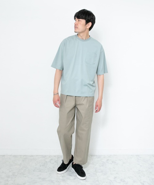 URBAN RESEARCH ROSSO MEN（アーバンリサーチロッソメン）の「『XLサイズあり』エアリーポンチ半袖Tシャツ（Tシャツ/カットソー・メンズ・ブラック/ネイビー/グレー/グレー系その他/ブルー系その他/ブルー/ホワイト・MEDIUM/LARGE/X-LARGE/SMALL）」の12枚目の写真