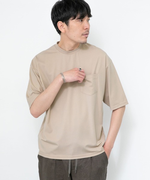 URBAN RESEARCH ROSSO MEN（アーバンリサーチロッソメン）の「『XLサイズあり』エアリーポンチ半袖Tシャツ（Tシャツ/カットソー・メンズ・ブラック/ネイビー/グレー/グレー系その他/ブルー系その他/ブルー/ホワイト・MEDIUM/LARGE/X-LARGE/SMALL）」の16枚目の写真