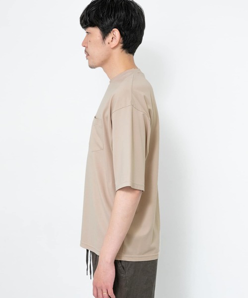 URBAN RESEARCH ROSSO MEN（アーバンリサーチロッソメン）の「『XLサイズあり』エアリーポンチ半袖Tシャツ（Tシャツ/カットソー・メンズ・ブラック/ネイビー/グレー/グレー系その他/ブルー系その他/ブルー/ホワイト・MEDIUM/LARGE/X-LARGE/SMALL）」の17枚目の写真