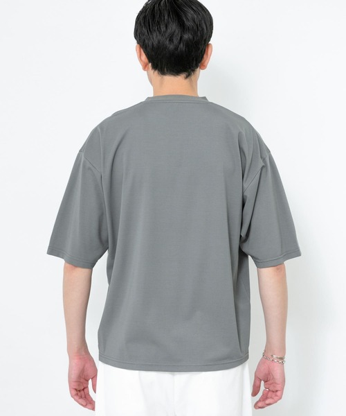 URBAN RESEARCH ROSSO MEN（アーバンリサーチロッソメン）の「『XLサイズあり』エアリーポンチ半袖Tシャツ（Tシャツ/カットソー・メンズ・ブラック/ネイビー/グレー/グレー系その他/ブルー系その他/ブルー/ホワイト・MEDIUM/LARGE/X-LARGE/SMALL）」の21枚目の写真