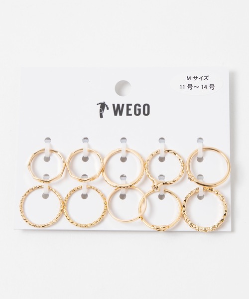 WEGO(ウィゴー)の「WEGO/【10点セット】セットリング(リング・レディース・ゴールド/シルバー/ライトピンク/ブラック・SMALL/MEDIUM)」の22枚目の写真
