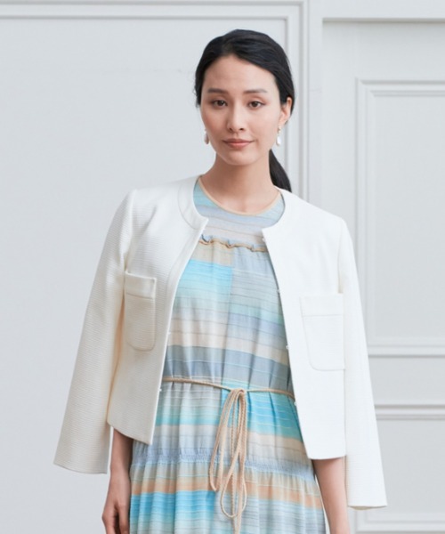 コットンポリエステルドビークルー　ジャケット