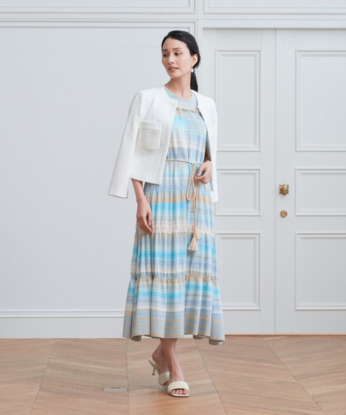 コットンポリエステルドビークルー　ジャケット