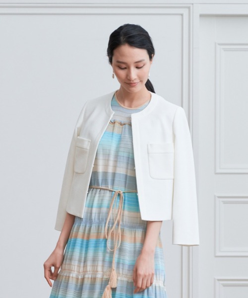 コットンポリエステルドビークルー　ジャケット