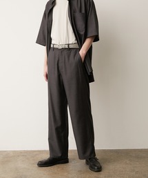 JUNRED | シャドーチェックワイドストレート(その他パンツ)