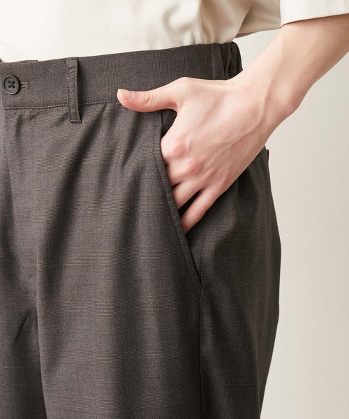 JUNRED（ジュンレッド）の「シャドーチェックワイドストレート（その他パンツ・メンズ・チャコールグレー/ダークブラウン・S/M/L）」の9枚目の写真