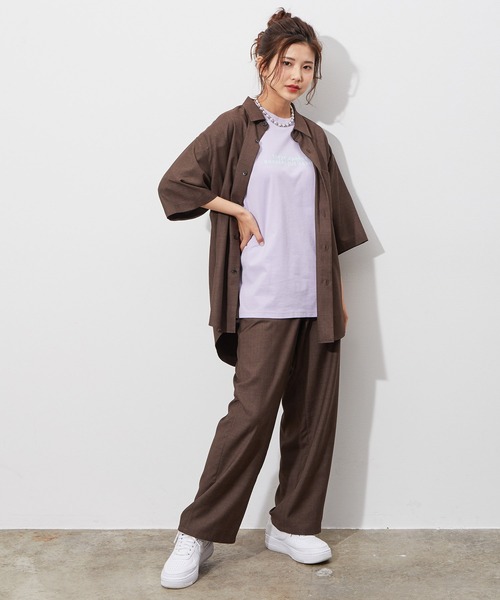 JUNRED（ジュンレッド）の「シャドーチェックワイドストレート（その他パンツ・メンズ・チャコールグレー/ダークブラウン・S/M/L）」の18枚目の写真