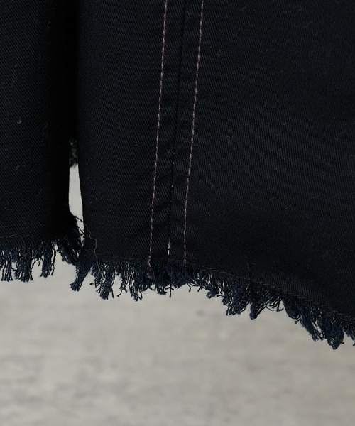 natural couture(ナチュラルクチュール)の「裾フリンジ配色ステッチジャンスカ(ワンピース・レディース・ブラック/ベージュ/インディゴブルー/アイボリー・FREE)」の15枚目の写真