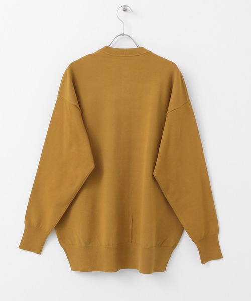 KBF+(ケービーエフプラス)の「KBF+ ルーズニットカーディガン(カーディガン/ボレロ・レディース・ブラック/オフホワイト/キャメル・ONE)」の15枚目の写真