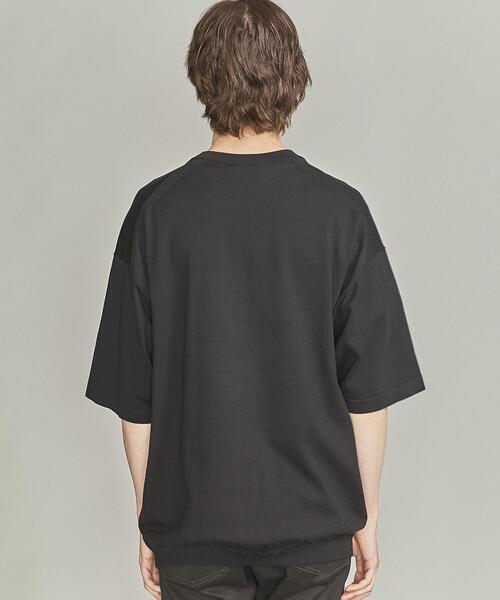 BEAUTY&YOUTH UNITED ARROWS（ビューティーアンドユースユナイテッドアローズ）の「BY GIZA コットン リラックスシルエット Tシャツ（Tシャツ/カットソー・メンズ・ライトグレー/ブラック/オリーブ/ライトピンク・SMALL/MEDIUM/LARGE/X-LARGE）」の7枚目の写真