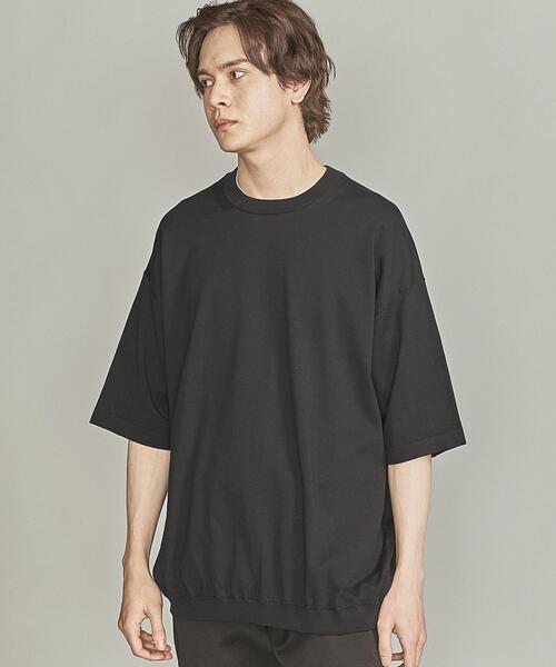 BEAUTY&YOUTH UNITED ARROWS（ビューティーアンドユースユナイテッドアローズ）の「BY GIZA コットン リラックスシルエット Tシャツ（Tシャツ/カットソー・メンズ・ライトグレー/ブラック/オリーブ/ライトピンク・SMALL/MEDIUM/LARGE/X-LARGE）」の12枚目の写真