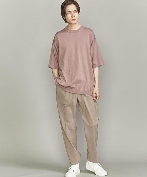 BEAUTY&YOUTH UNITED ARROWS（ビューティーアンドユースユナイテッドアローズ）の「BY GIZA コットン リラックスシルエット Tシャツ（Tシャツ/カットソー・メンズ・ライトグレー/ブラック/オリーブ/ライトピンク・SMALL/MEDIUM/LARGE/X-LARGE）」の17枚目の写真
