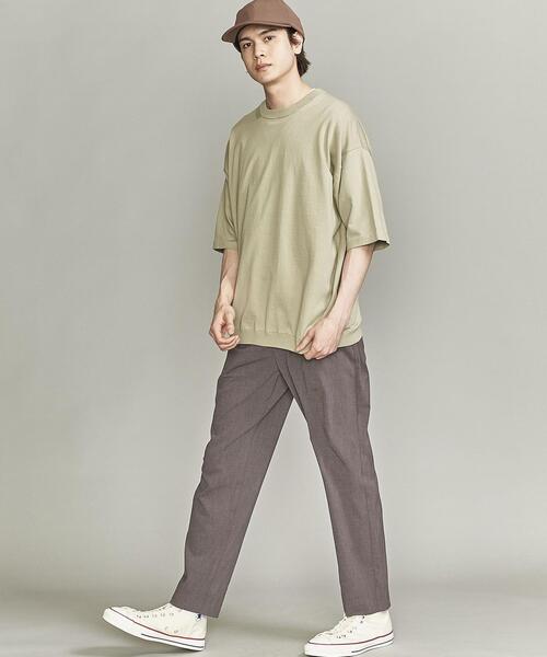 BEAUTY&YOUTH UNITED ARROWS（ビューティーアンドユースユナイテッドアローズ）の「BY GIZA コットン リラックスシルエット Tシャツ（Tシャツ/カットソー・メンズ・ライトグレー/ブラック/オリーブ/ライトピンク・SMALL/MEDIUM/LARGE/X-LARGE）」の19枚目の写真