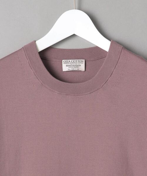 BEAUTY&YOUTH UNITED ARROWS（ビューティーアンドユースユナイテッドアローズ）の「BY GIZA コットン リラックスシルエット Tシャツ（Tシャツ/カットソー・メンズ・ライトグレー/ブラック/オリーブ/ライトピンク・SMALL/MEDIUM/LARGE/X-LARGE）」の22枚目の写真