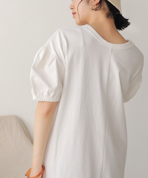 Bab（バブ）の「【WEB限定】２WAYデザインロングワンピース（ワンピース・レディース・パープル/オフホワイト/チャコール・38）」の8枚目の写真