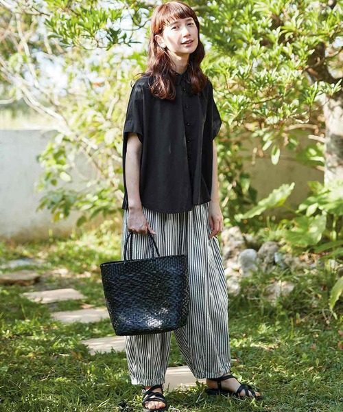 Sunny clouds（サニークラウズ）の「サニークラウズ　アラビアンパンツ（その他パンツ・レディース・ブラック/ホワイト×ブラック・MEDIUM/LARGE/X-LARGE/XX-LARGE/NM）」の6枚目の写真