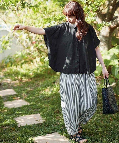 Sunny clouds（サニークラウズ）の「サニークラウズ　アラビアンパンツ（その他パンツ・レディース・ブラック/ホワイト×ブラック・MEDIUM/LARGE/X-LARGE/XX-LARGE/NM）」の5枚目の写真