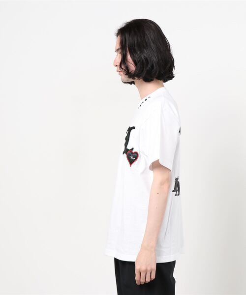 RAWLIFE（ロウライフ）の「STUD MUFFIN/スタッドマフィン/LA5x1Bear SST（Tシャツ/カットソー・メンズ・ブラック/ホワイト・3/2/4）」の4枚目の写真