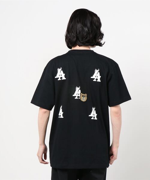 RAWLIFE（ロウライフ）の「STUD MUFFIN/スタッドマフィン/LA5x1Bear SST（Tシャツ/カットソー・メンズ・ブラック/ホワイト・3/2/4）」の3枚目の写真