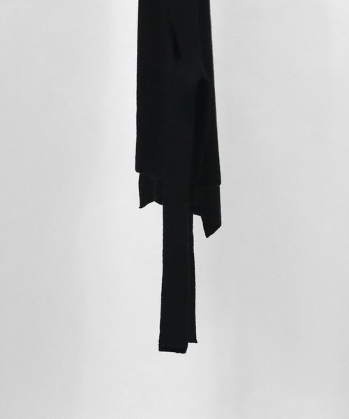 Confirm（コンファーム）の「Confirm / コンファーム サイドスリットオーバーニットベスト（ベスト・メンズ・ブラック/ベージュ/グレー/ミント・FREE）」の13枚目の写真