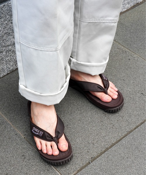SHAKA（シャカ）の「LAWN SLIDE 22SSモデル（サンダル・レディース・ブラック/ダークブラウン/ブラウン系その他/ナチュラル/アーミー/ガンメタ/キナリ/オリーブ系/ベージュ系その他/モカ/ブラック系その他・4/7/10/5/8/6/9/11/23/24/29/28/26/27/22/25）」の5枚目の写真