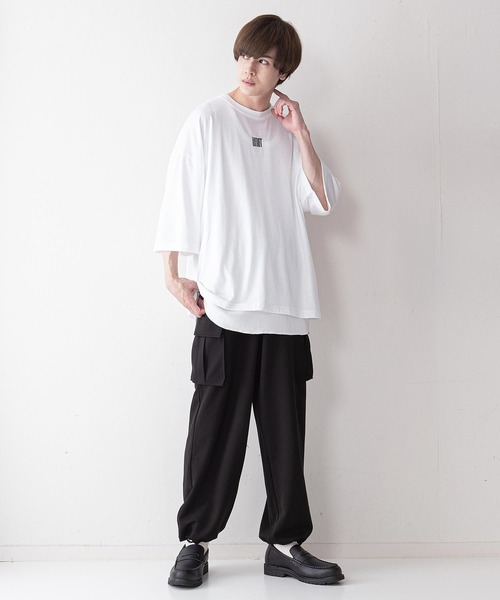 UNIIT(ユニット)の「【UNIIT】ドライフラワーバックプリントグラフィックルーズプリントTシャツ(Tシャツ/カットソー・メンズ・ホワイト/その他1/ブラック/ホワイト系その他/その他2/その他3/その他4/ブラック系その他・MEDIUM/LARGE)」の10枚目の写真