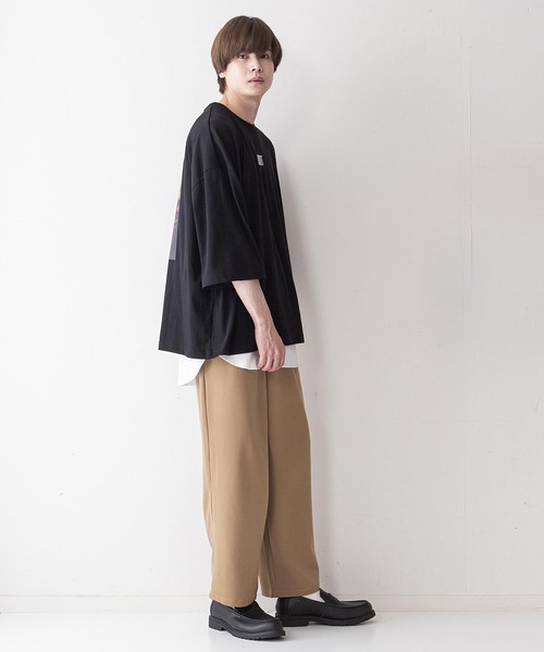 UNIIT(ユニット)の「【UNIIT】ドライフラワーバックプリントグラフィックルーズプリントTシャツ(Tシャツ/カットソー・メンズ・ホワイト/その他1/ブラック/ホワイト系その他/その他2/その他3/その他4/ブラック系その他・MEDIUM/LARGE)」の20枚目の写真