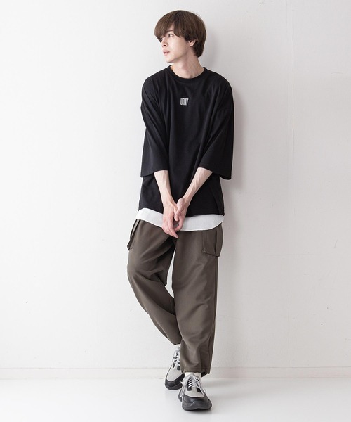 UNIIT(ユニット)の「【UNIIT】ドライフラワーバックプリントグラフィックルーズプリントTシャツ(Tシャツ/カットソー・メンズ・ホワイト/その他1/ブラック/ホワイト系その他/その他2/その他3/その他4/ブラック系その他・MEDIUM/LARGE)」の21枚目の写真
